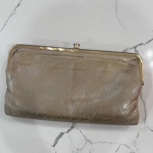 HOBO Elegant Tan Leather Clutch